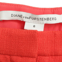 Diane Von Furstenberg "Aislin" broek in Coral