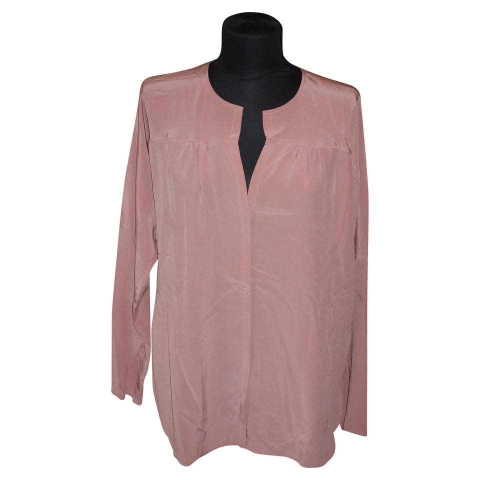 Schumacher Zijden blouse in roze