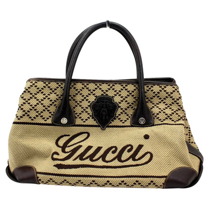 Gucci Shopper en Toile en Beige