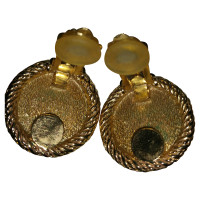 Christian Dior Clip earrings in gold with Pearl 
