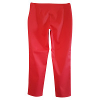 Blumarine Paire de Pantalon en Coton en Rouge