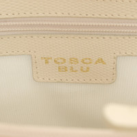 Tosca Blu Handtasche aus Leder in Creme