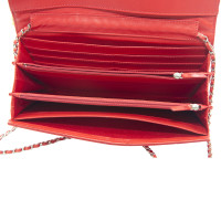 Chanel Wallet on Chain aus Leder in Rot