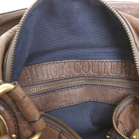 Juicy Couture Lederen handtas in kaki