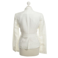Windsor Linen blazer in white