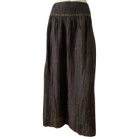 Jaeger Skirt Silk in Brown