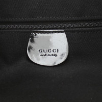 Gucci Schultertasche aus schwarzem Samt