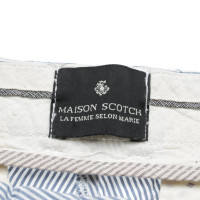 Maison Scotch Short Katoen in Blauw