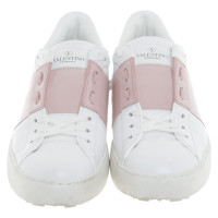 Valentino Garavani Sneakers en blanc / rose