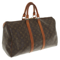 Louis Vuitton Keepall 45 Canvas in Bruin