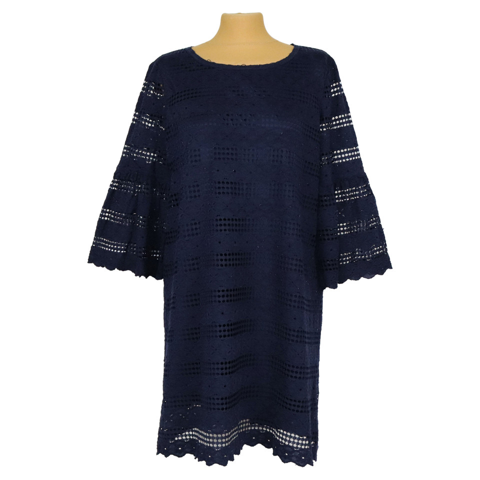 Max Studio Kleid aus Baumwolle in Blau