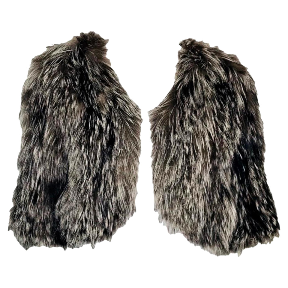 Amanda Wakeley Jacket/Coat Fur in Taupe