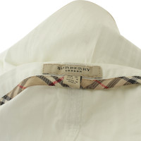 Burberry gonna in bianco