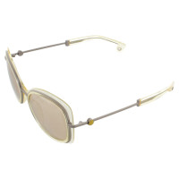 Moncler Semi-transparente Sonnenbrille