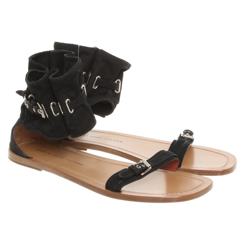 Marc By Marc Jacobs Sandals Suede in Black