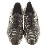 Yves Saint Laurent Black lace-up shoes