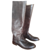 Fred De La Bretoniere Boots Leather in Brown