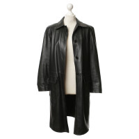 Philosophy Di Alberta Ferretti Leather coat in black