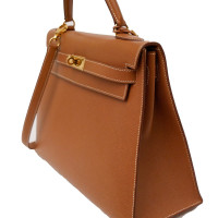 Hermès « Kelly Bag 32 Sellier » Cognac Brown