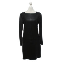 Michalsky Robe en Cuir en Noir