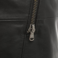 Hugo Boss Leather skirt in black
