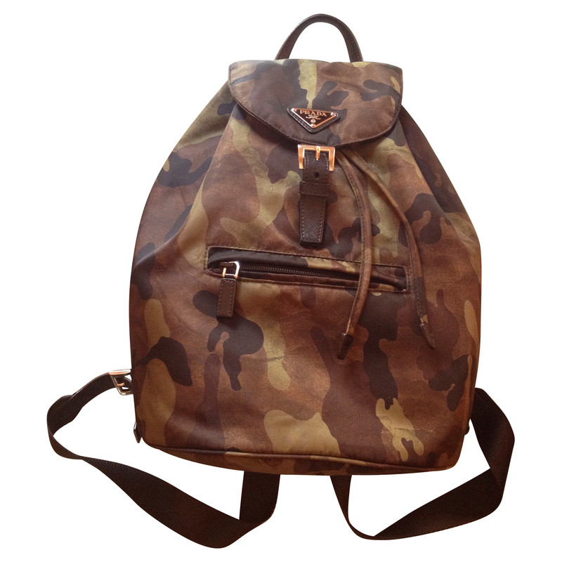 Prada backpack camouflage 