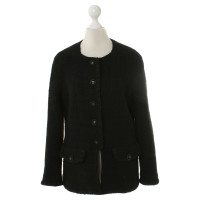 Chanel zwart wol jas