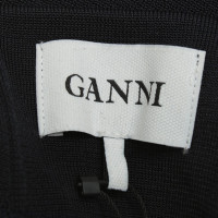 Ganni Jersey-rok in donkerblauw
