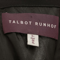 Talbot Runhof Kleid mit Mesh-Einsatz