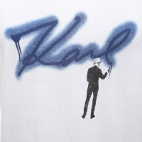 Karl Lagerfeld T-shirt in bianco