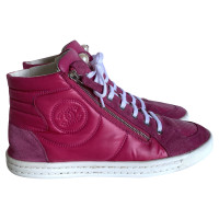 Chanel Chaussures de sport en Daim en Rose/pink