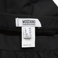 Moschino Cheap And Chic Gonna a pieghe in Black