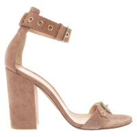 Gianvito Rossi Sandals Suede in Pink