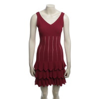 Alaïa Dress in Bordeaux red