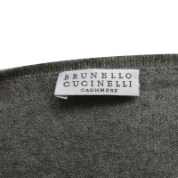 Brunello Cucinelli Top cashmere grigio
