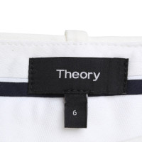 Theory Hose in Cremeweiß