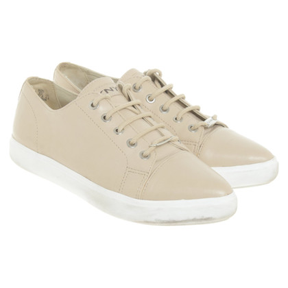Dkny Lace-up shoes Leather in Beige