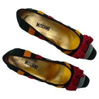Moschino Veelkleurige fluweel schoen