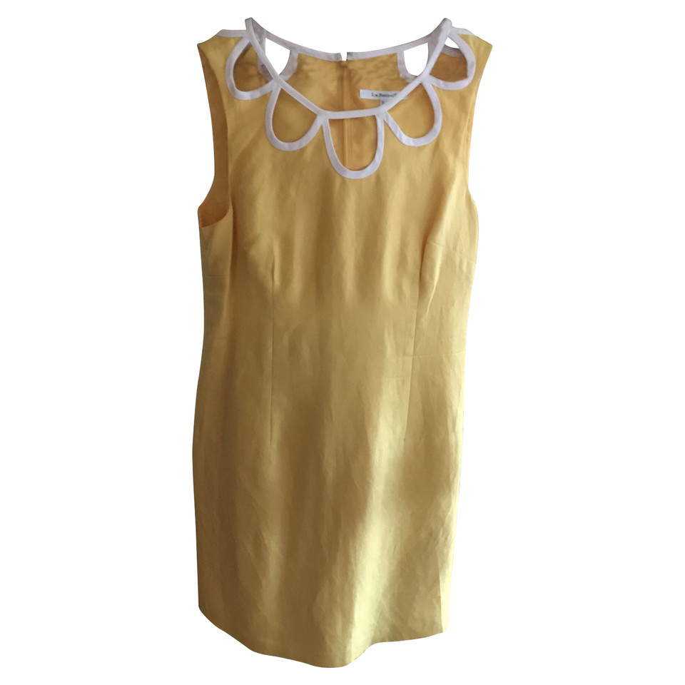 L.K. Bennett Kleid aus Seide in Gelb
