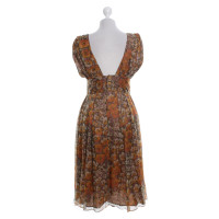 Cacharel Silk dress with floral pattern
