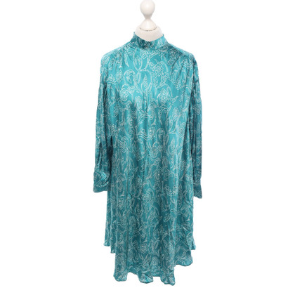 American Vintage Robe en Viscose en Turquoise