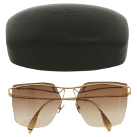 Alexander McQueen Sunglasses in Gold