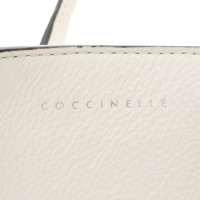 Coccinelle Handtasche aus Leder in Weiß