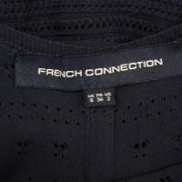 French Connection abito di pizzo in blu scuro