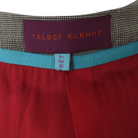 Talbot Runhof Suit with Houndstooth pattern