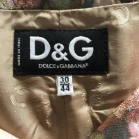 Dolce & Gabbana Blazer with reptile leather
