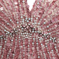 Jenny Packham Robe Sequin en rose