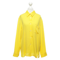 Mansur Gavriel Top Silk in Yellow