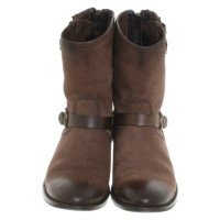 Belstaff Stiefel aus Leder in Braun