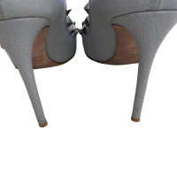 Valentino Garavani Pumps/Peeptoes Leather in Grey